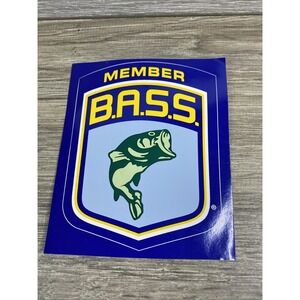 BASS B.A.S.S. Member Sticker/Decal - 3.5 x 4.25